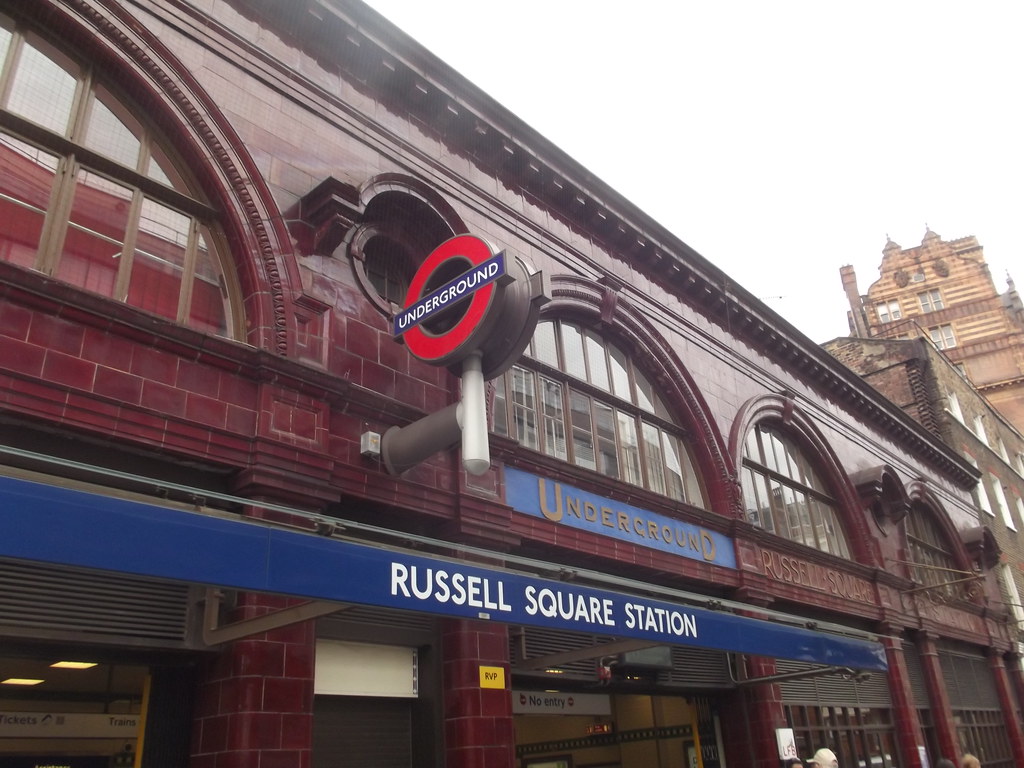 Russell Square Underground Station After a visit to the Lo… Flickr