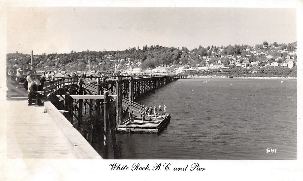 Postcard White Rock, BC, c.1950 "White Rock, B. C. and Pi… Flickr