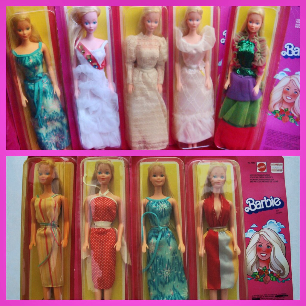 Barbie superstar era Dressed dolls standard canadian, sold only in