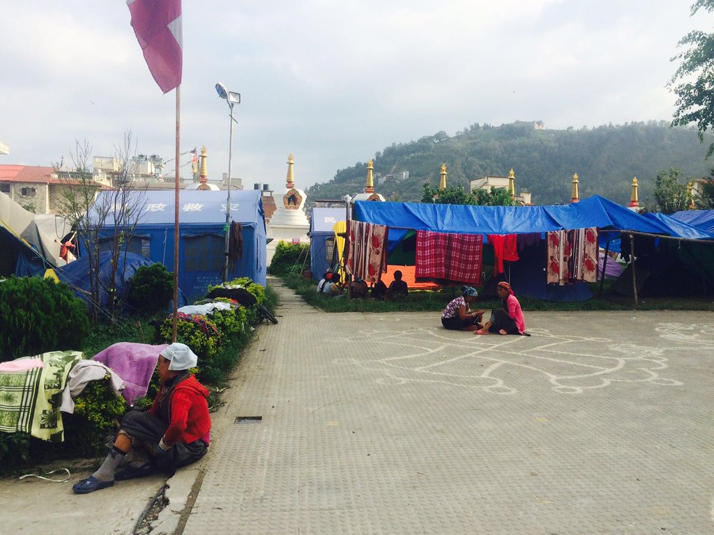 Shelter in Kathmandu More shelters in Kathmandu behind Swa… Flickr