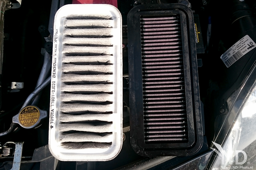 OEM Denso vs K&N The stock Denso Toyota filter vs the K&N … Flickr