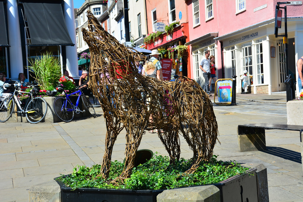 Bury St Edmunds, Angel Hill Wolf Bury St Edmunds Martin Pettitt