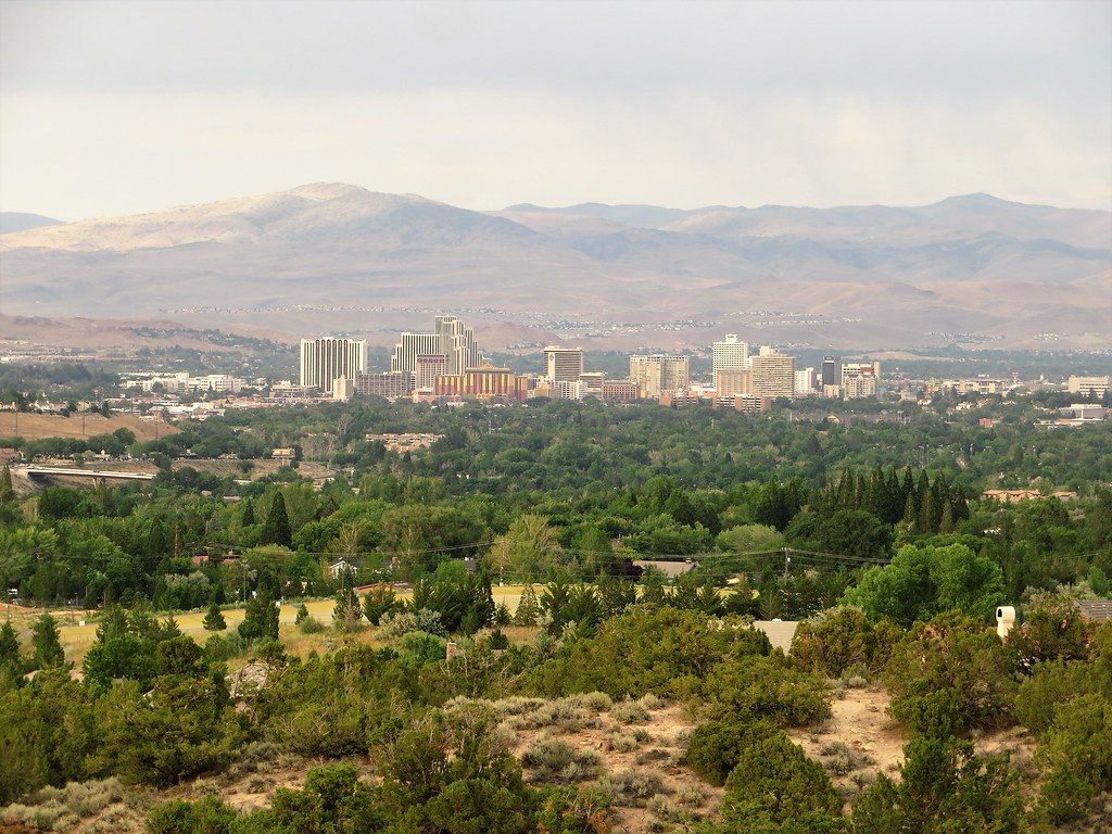 View of Reno, Nevada from Juniper Ridge Reno is a city in … Flickr
