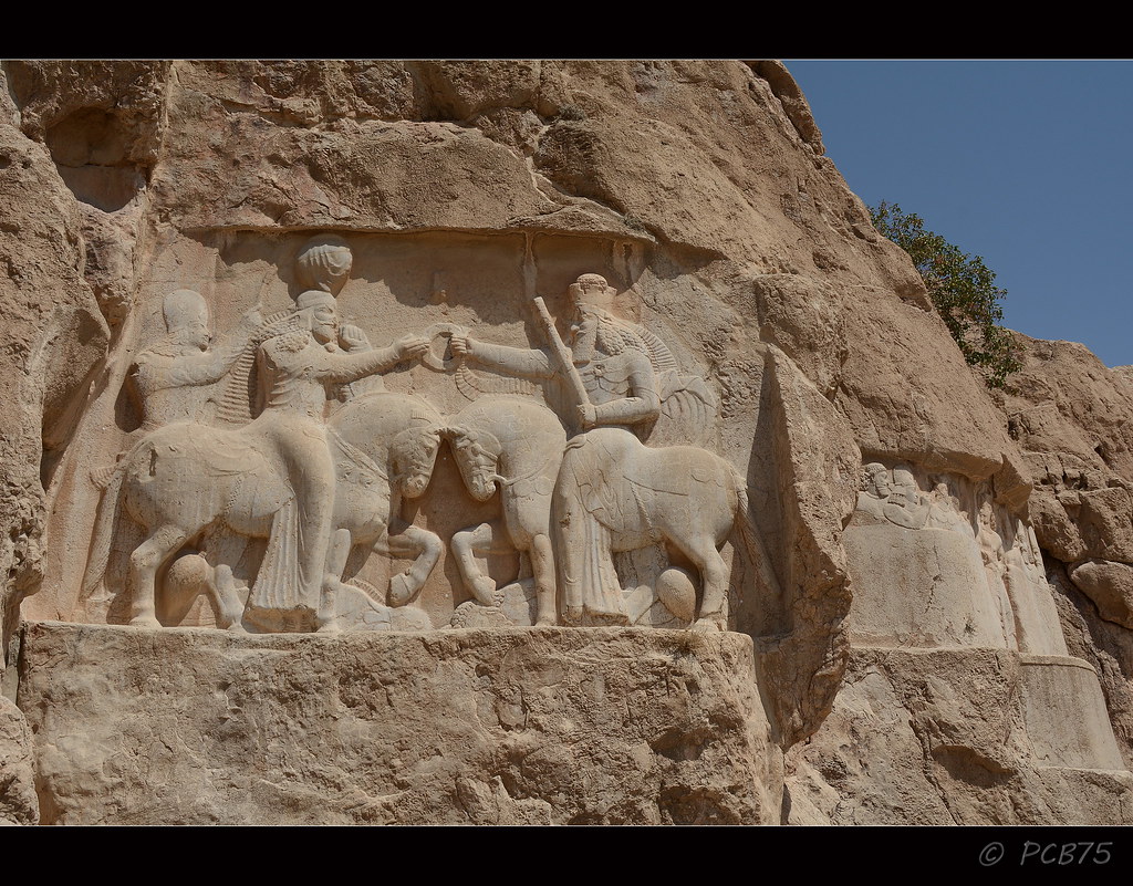 Ahura Mazda i Ardashir I (226242) The investiture relief … Flickr
