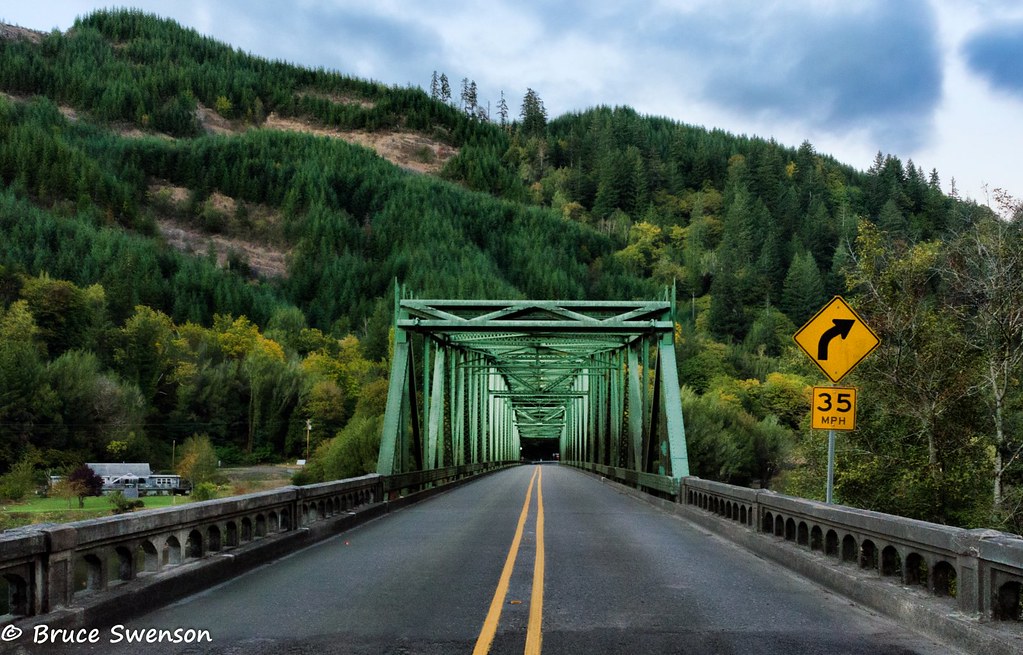 Scottsburg Bridge Oregon Highway 38 over the Umpqua River,… Flickr