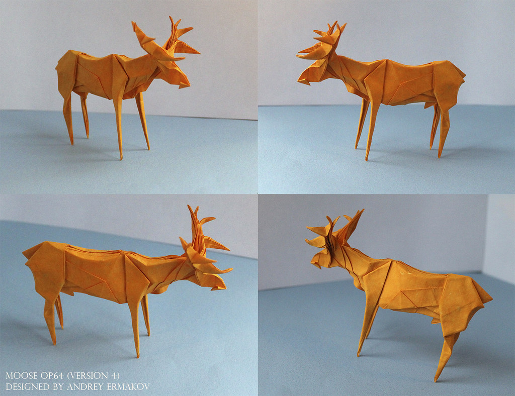 Moose op.64 (version 4) Xuan paper+MC square 2525 cm 22,5… Flickr