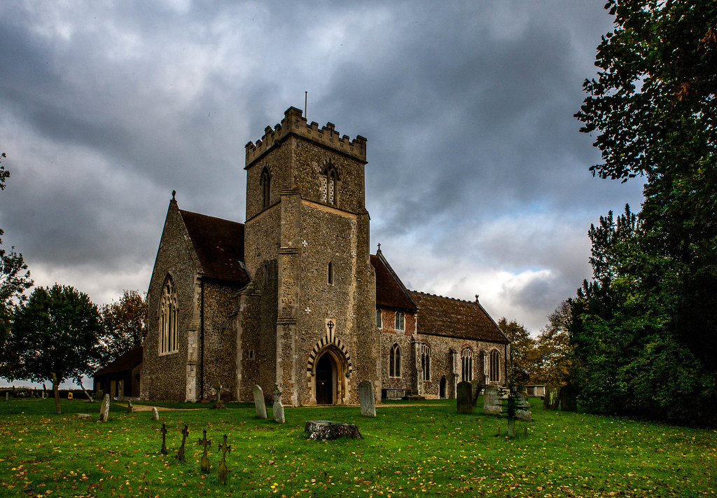 barham church The large, combined village of Barham and Cl… Flickr