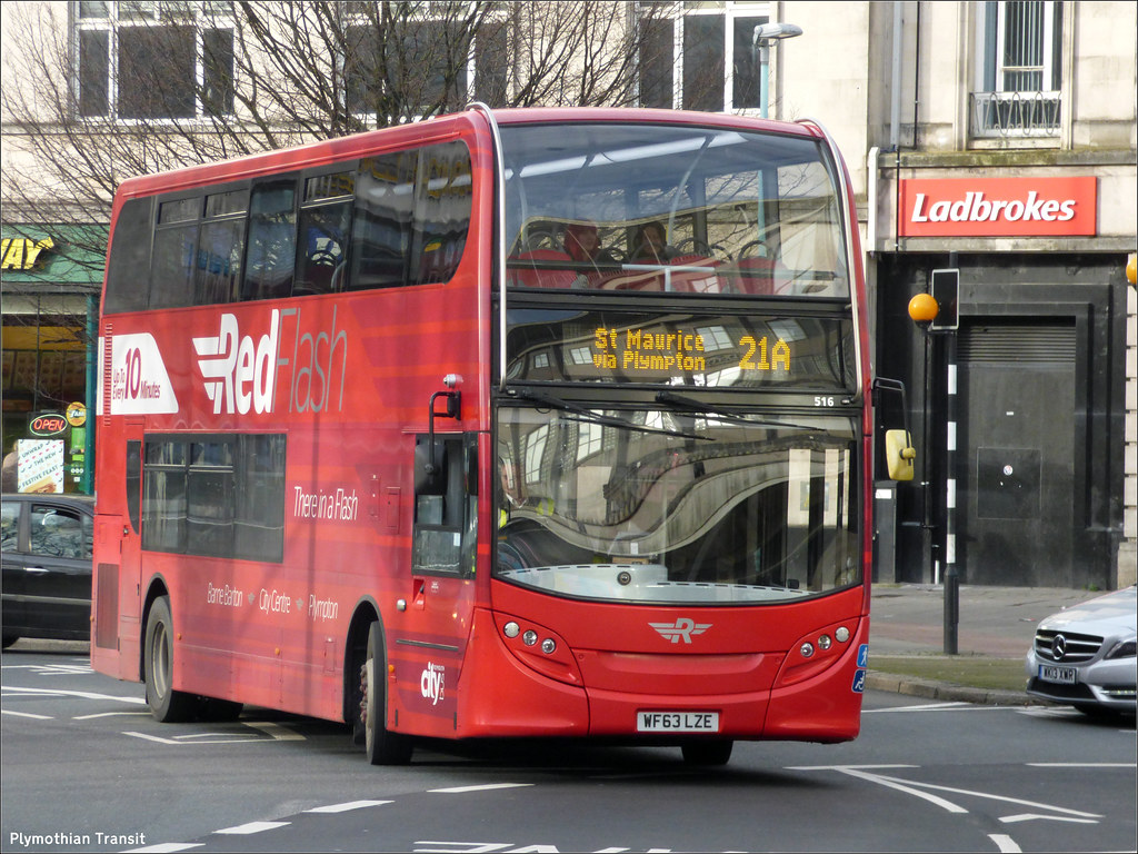 Plymouth Citybus 516 WF63LZE © didbygraham (creative commo… Flickr