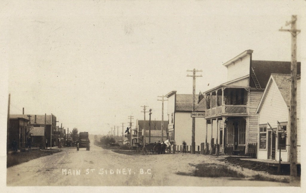 Postcard Sidney, BC, c.1910s "Main St. Sidney, B.C." Cana… Flickr