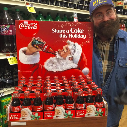 Coca Cola Santa Christmas Display, 11/2015 at Stop … Flickr