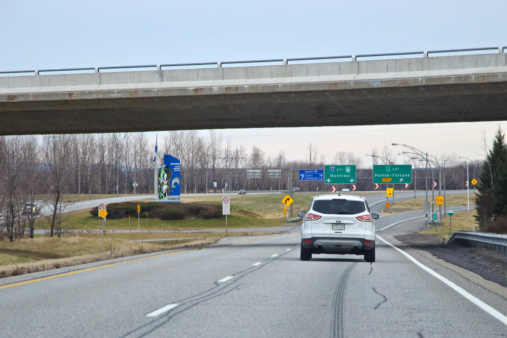Crossing the border Entering into Quebec from Ontario Caribb Flickr