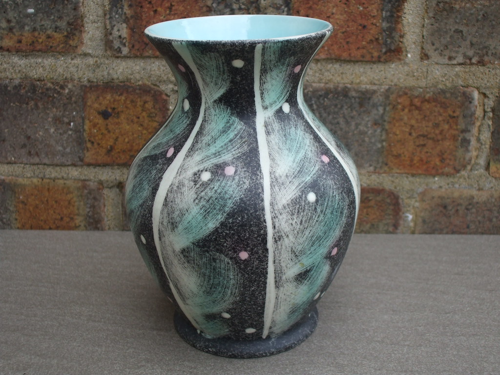 Vintage Mid Century Modern 1950's Beswick Pottery Vase Flickr