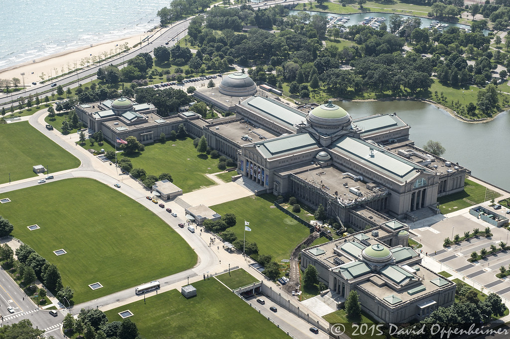 Museum of Science and Industry in Chicago Aerial Photo Flickr