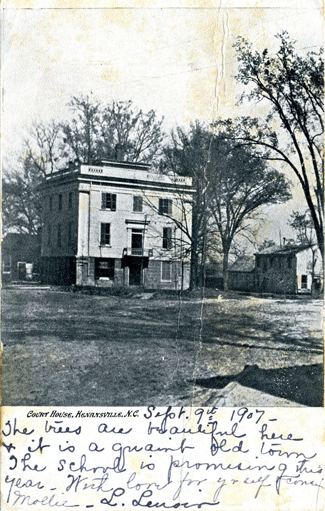 Court House, Kenansville, N.C. View of a courthouse and gr… Flickr