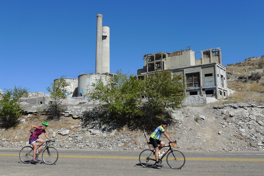 Abandoned Cement Plant near Durkee, Oregon Cycle Oregon Leslie