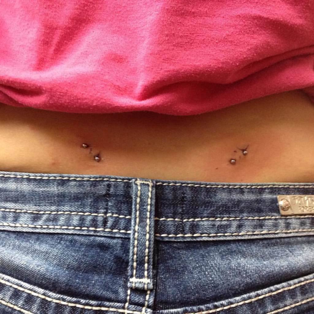 Back Dimple Piercings! Didn't Clear Off The Markings Befor… | Flickr 1024_x_1024_jpg