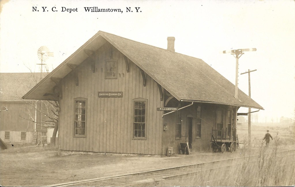 NYCR.W. & O. RR Depot, Williamstown, NY Very little remai… Flickr