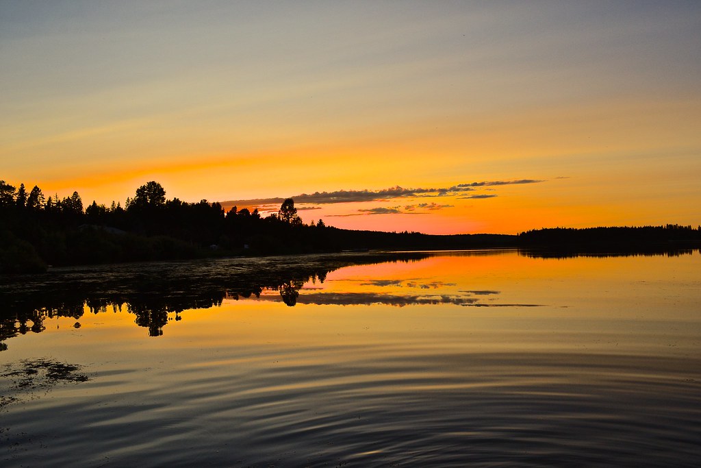 Bouchie Lake Sunset Bouchie Lake Quesnel BC Heather Theede Flickr