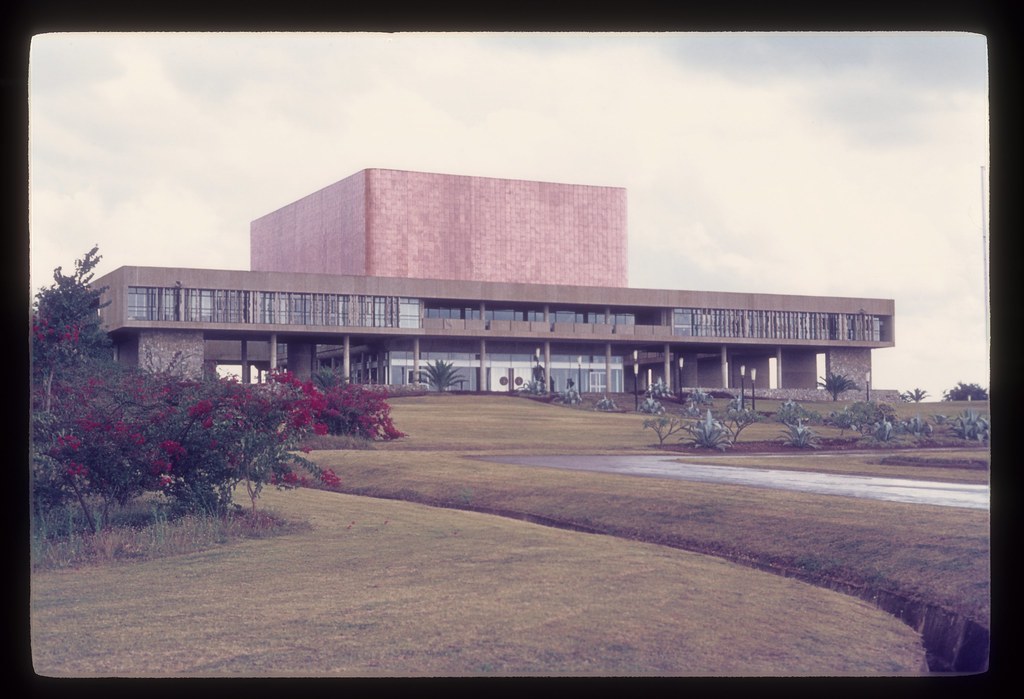 JB100Parliament building, Lusaka, apr 74 Zambia. John Bl… Flickr