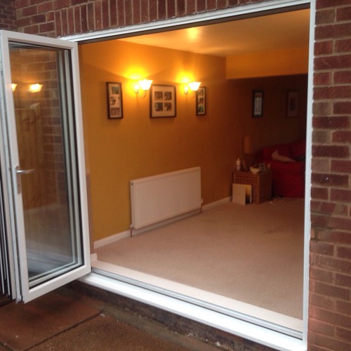Bi Fold Doors Nottingham White Aluminium Bi Fold Door Inst… Flickr
