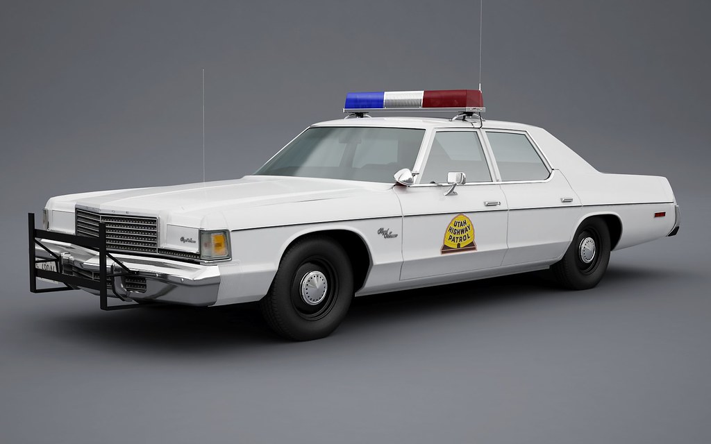 1977 Dodge Royal Monaco Utah Highway Patrol Roof hardware… Flickr