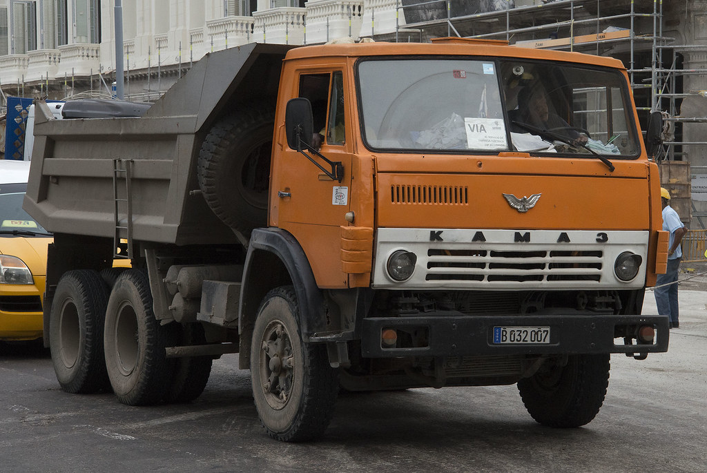 Kamaz 1 Dump Truck in Havana, Cuba. Reg B 032 007 David Busfield Flickr