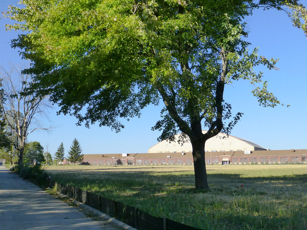 Rantoul, IL Chanute AFB White Hall entrance to courtyard Flickr