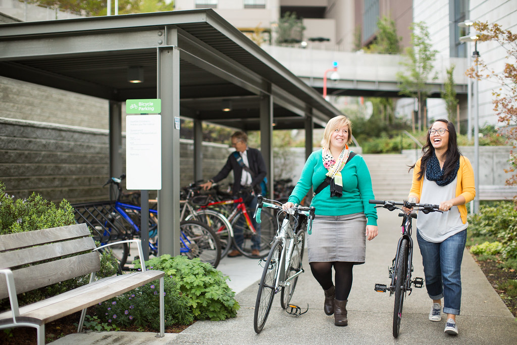 commercial bike parking childrens hospital seattle Flickr