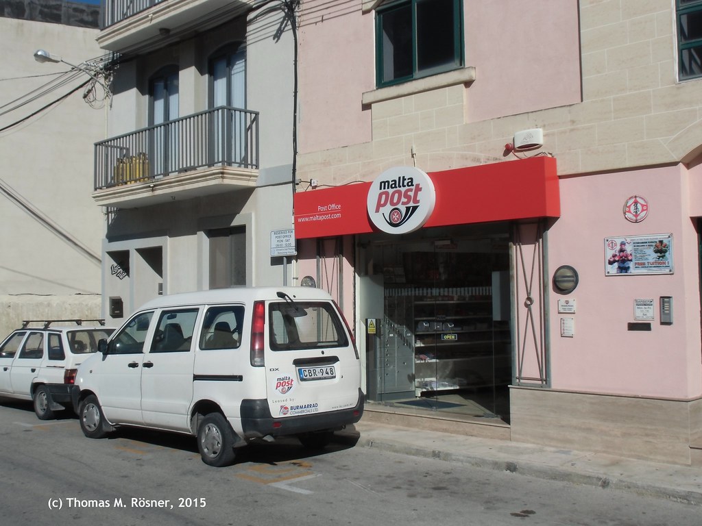 Malta Post Office Mellieħa MaltaPost Post Office Melli… Flickr