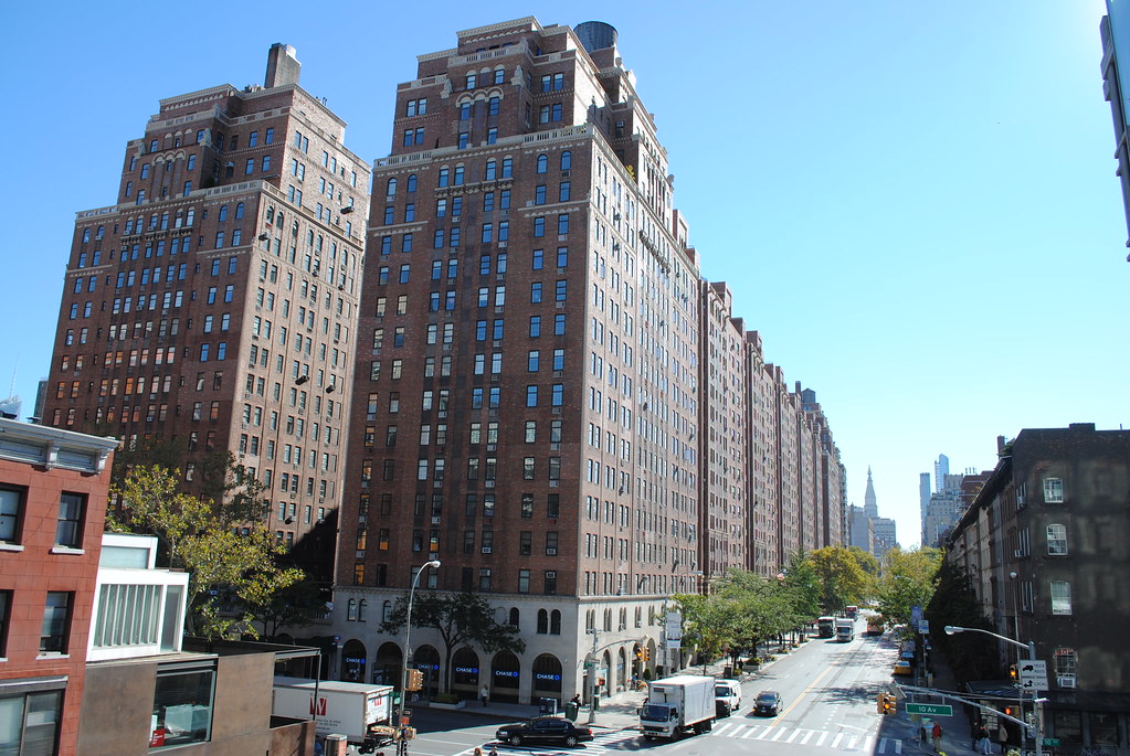 London Terrace Apartments complex, built 192930, from the… Flickr