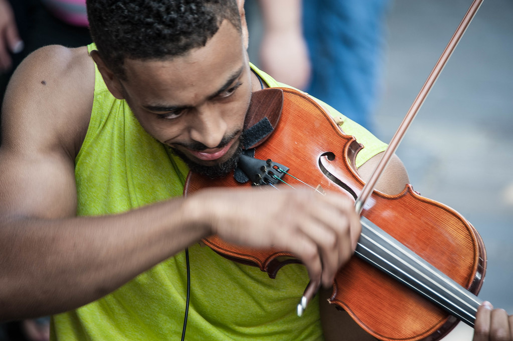 Street Violinist New Orleans SaFire Flickr