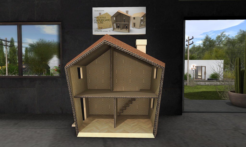 REAL SCALE CARDBOARD HOUSE by Agathe Latte FIVE MINUTES AF… Flickr