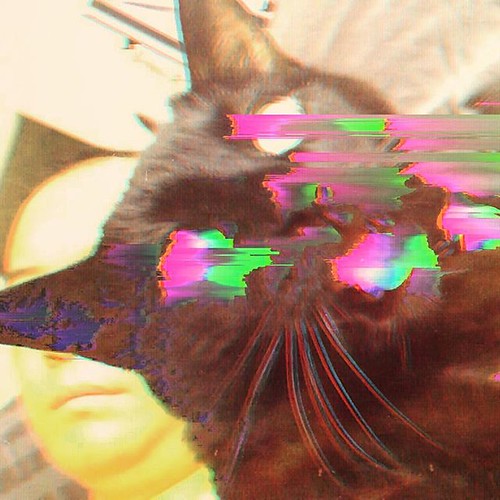 BLACK CAT TEARS glitchart via Instagram ift.tt/1KbqJn9 Flickr