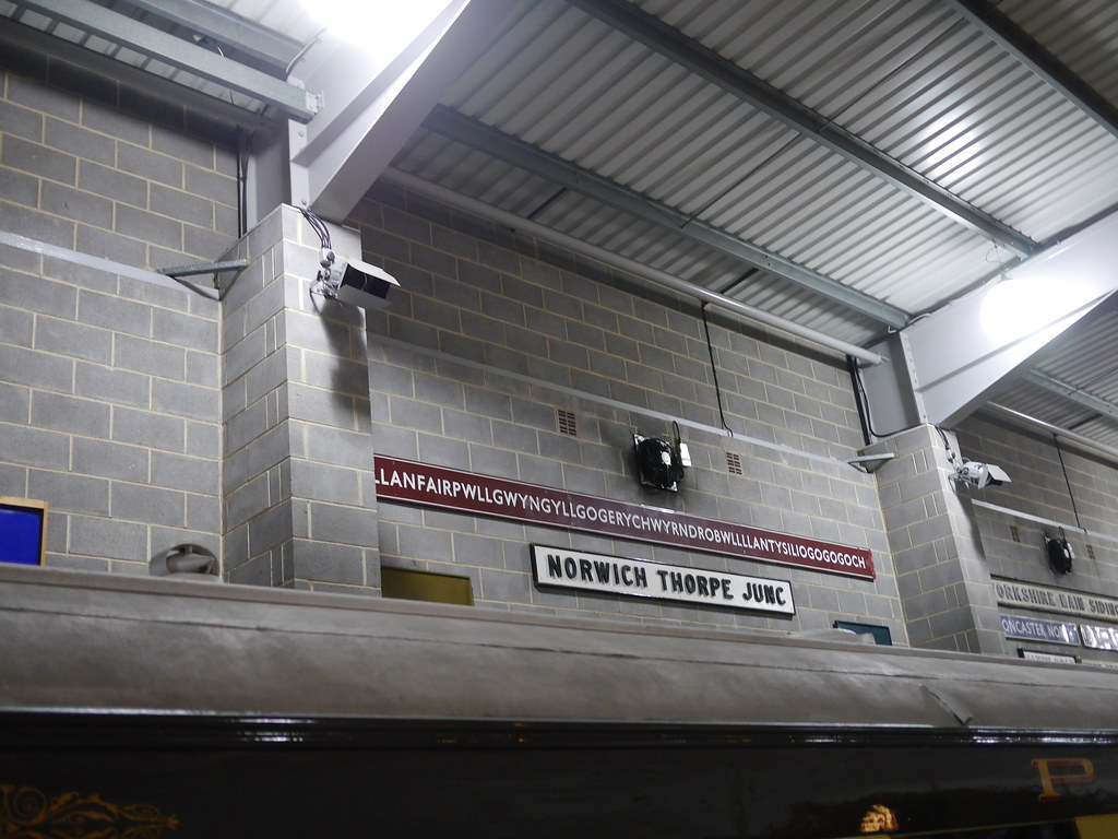 Longest Railway Station Name Board Norwich Thorpe Junction… Flickr
