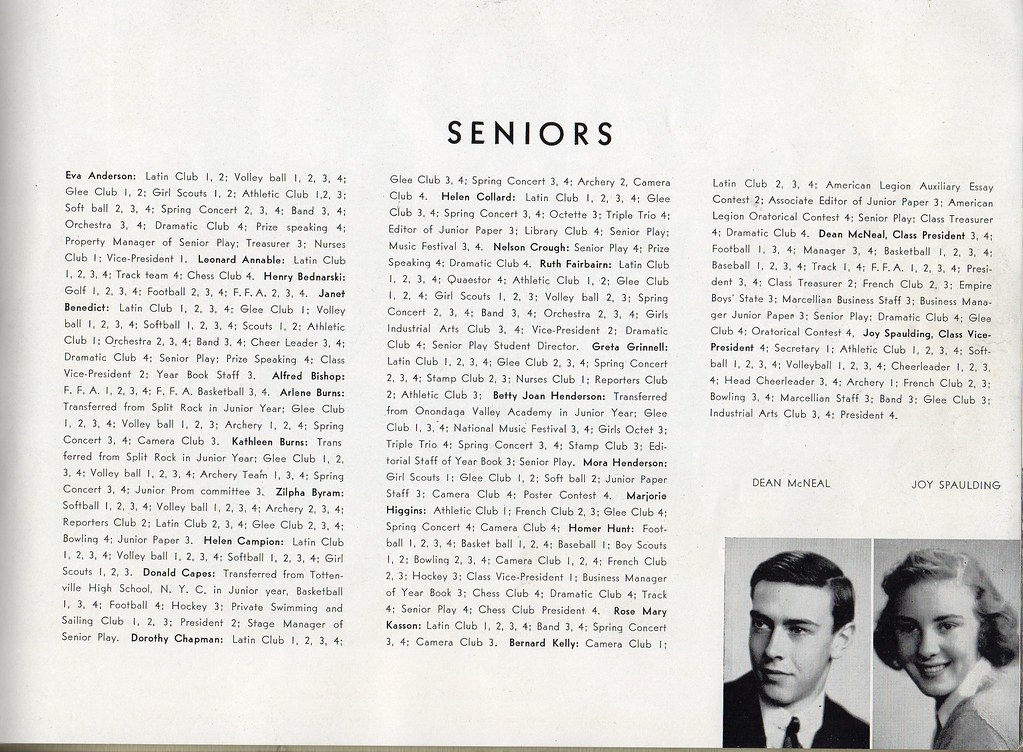 Marcellus NYClass 1941 Marcellus High School, Class 1941.… Flickr