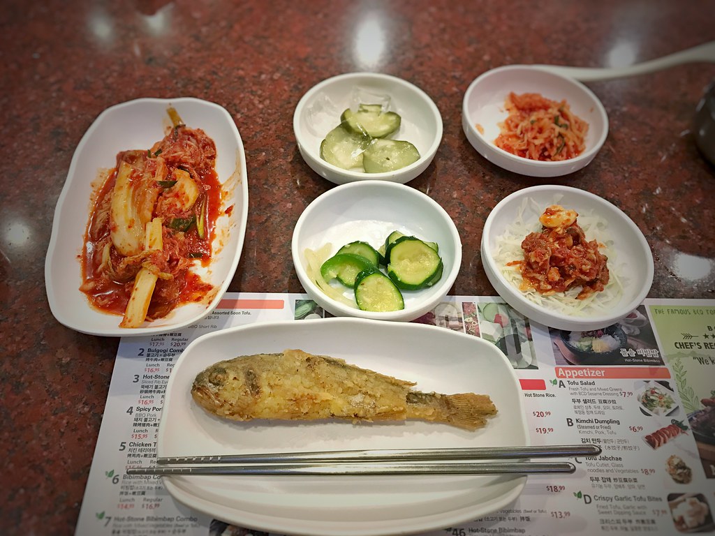 Banchan BCD Tofu House, Koreatown Los Angeles T.Tseng Flickr