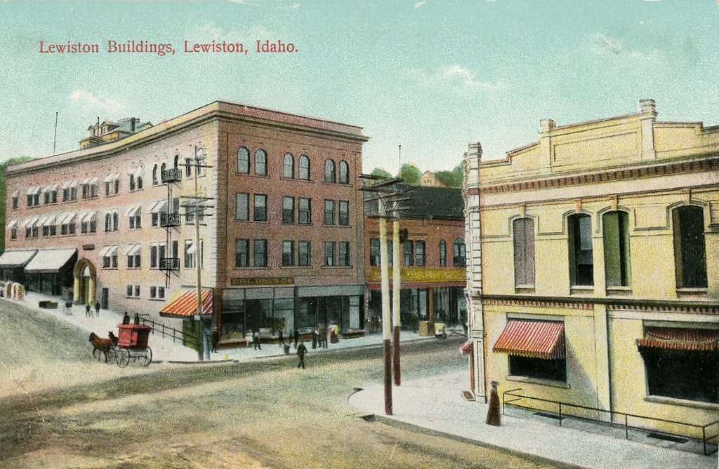 Lewiston Buildings, circa 1915 Lewiston, Idaho Lewiston … Flickr