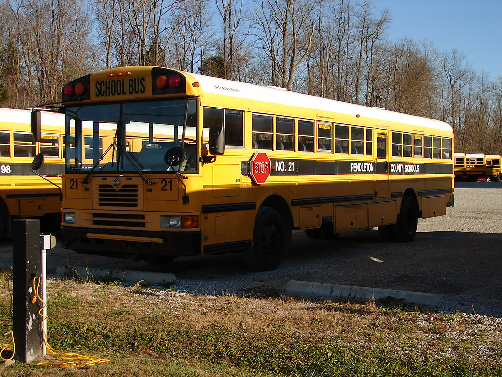 Pendleton County Schools 21 Bus lot Falmouth, KY Flickr