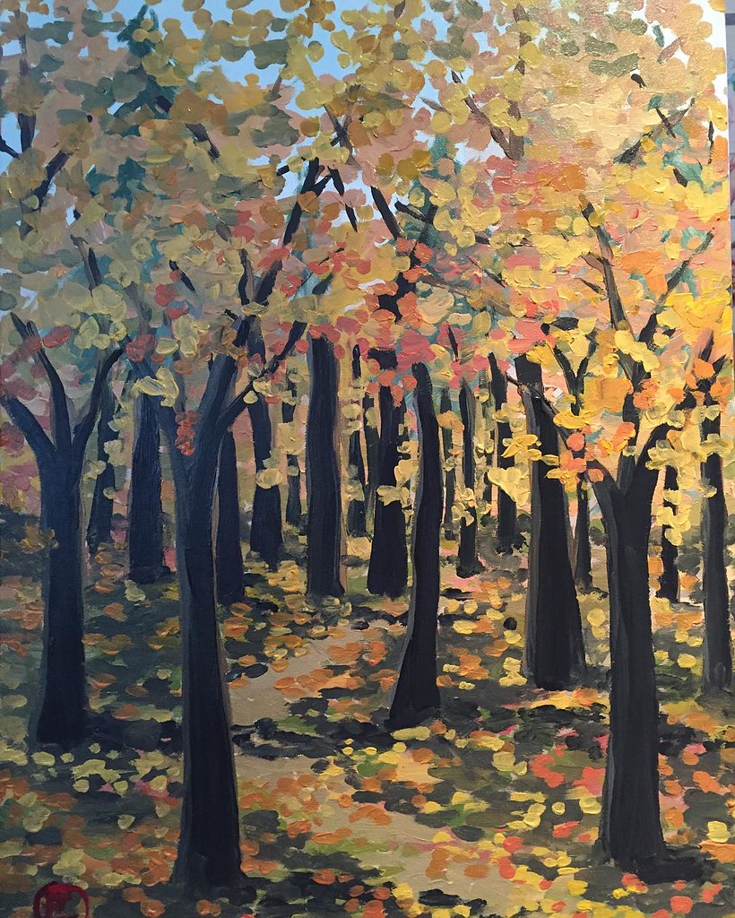 The finished painting, being donated to the Oshawa Gala in… Flickr