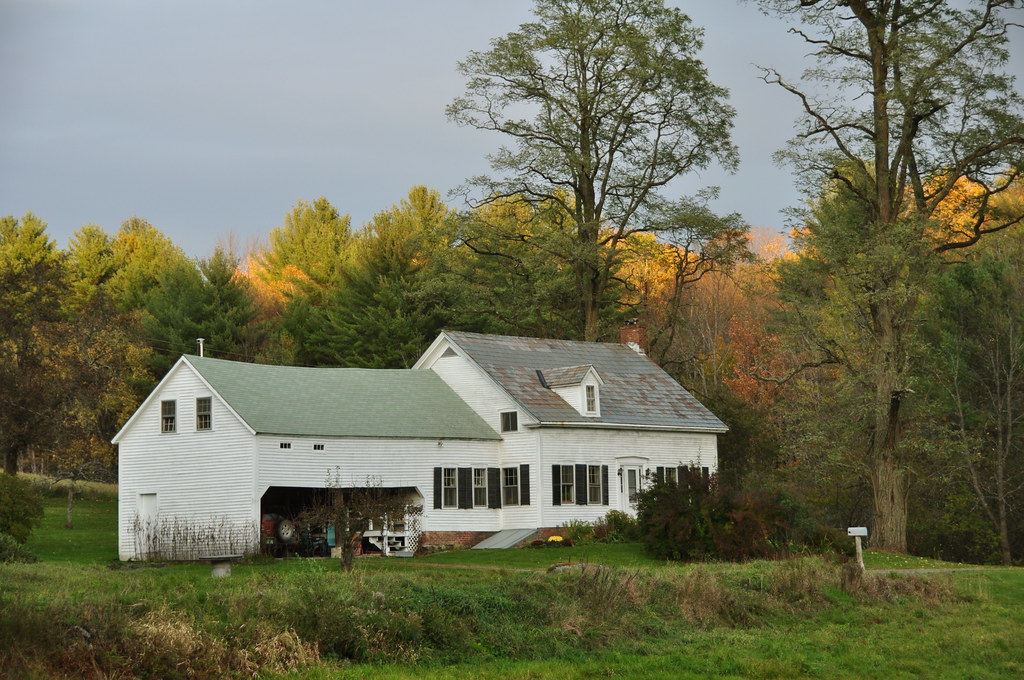 DSC_0346 Farmhouse with Black Locust trees, Westminster We… Flickr