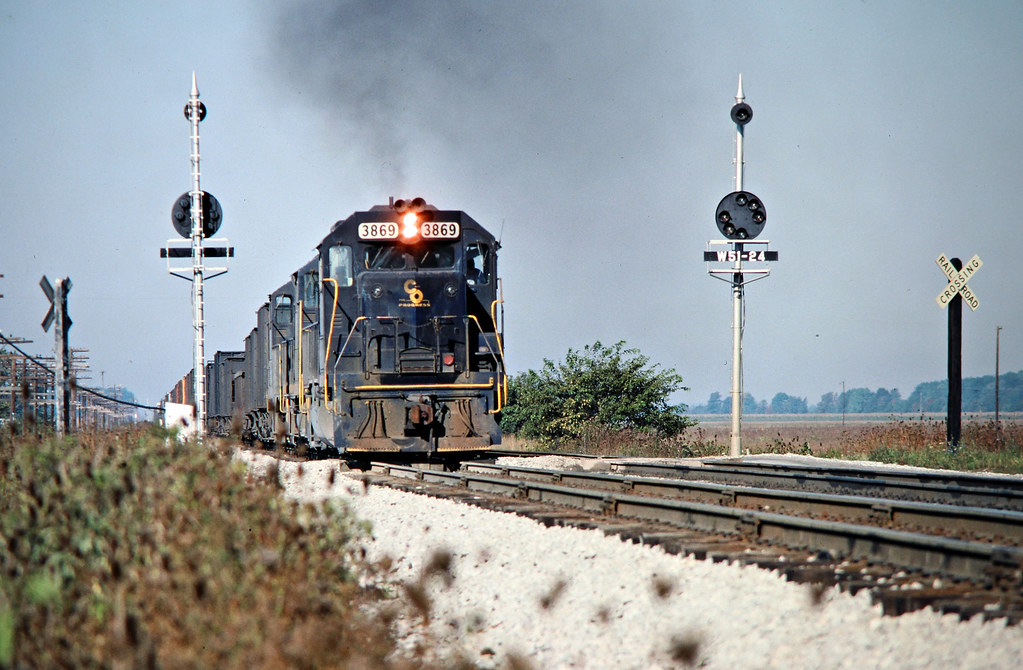 B&O, North Baltimore, Ohio, 1975 Eastbound Baltimore and O… Flickr