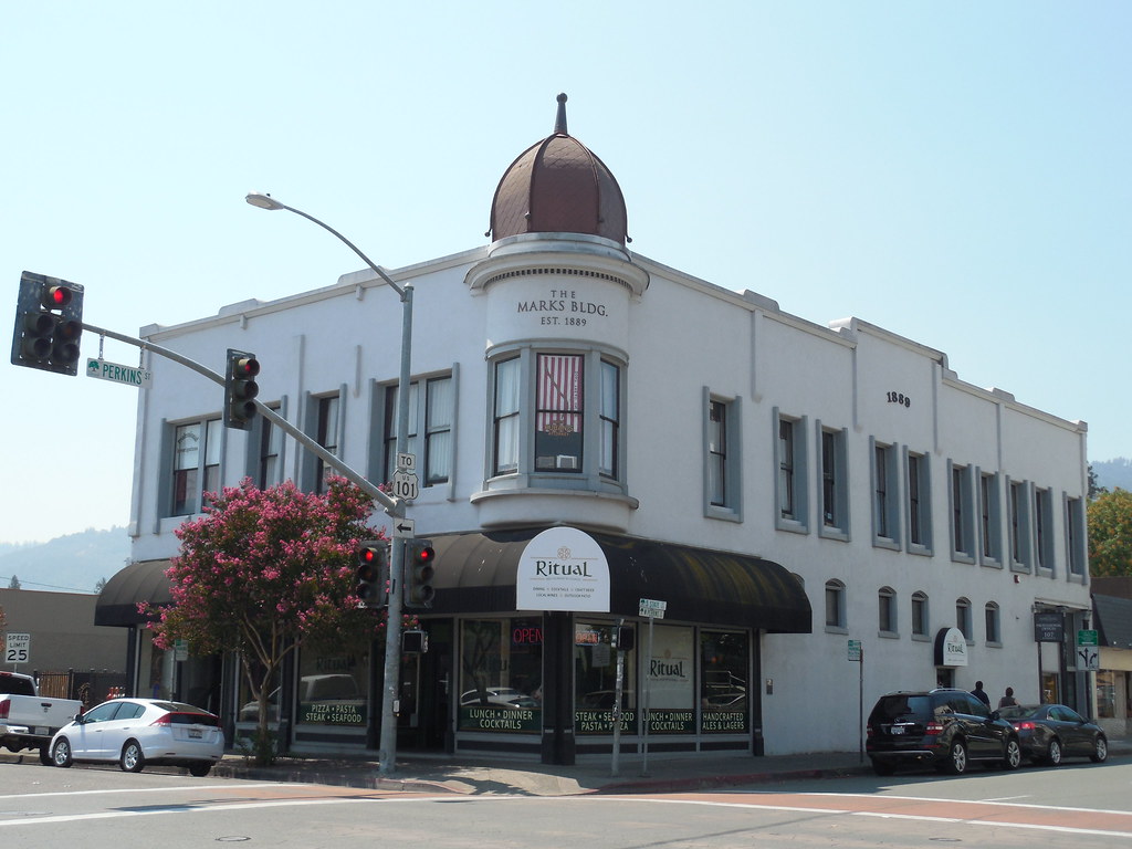 The Marks Building Ukiah, California Constructed in 1889. Jimmy Emerson, DVM Flickr