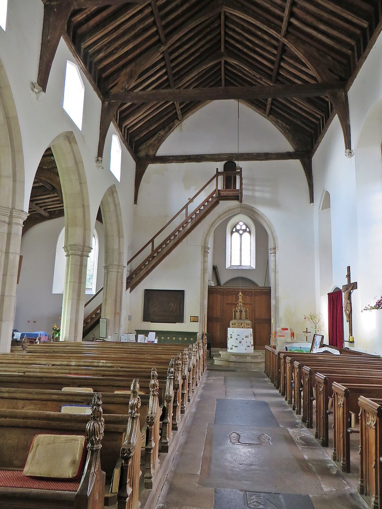 Pulham St Mary, Norfolk Looking west down the nave. The ti… Flickr