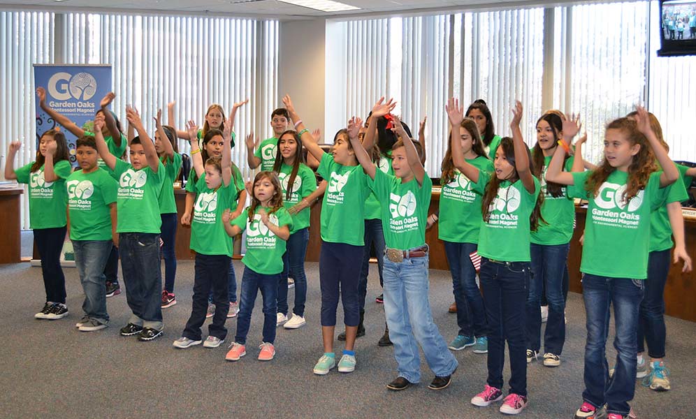 Garden Oaks Montessori, Houston ISD Students from the Gard… Flickr