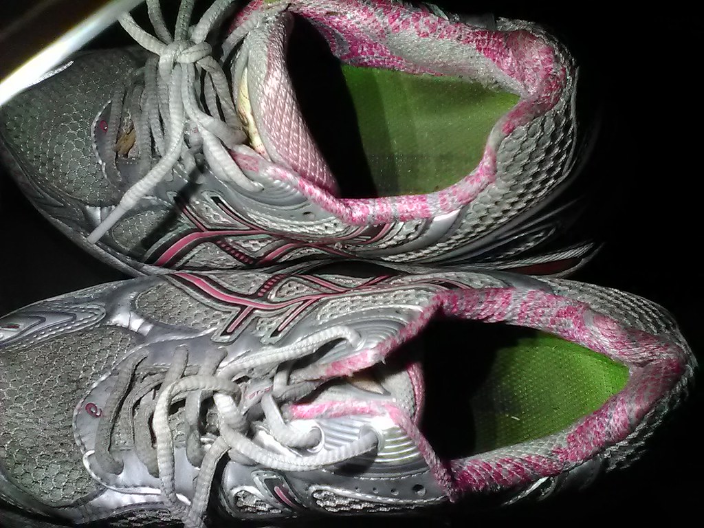 Filthy asics waiting for their first load Brad Adidas Flickr