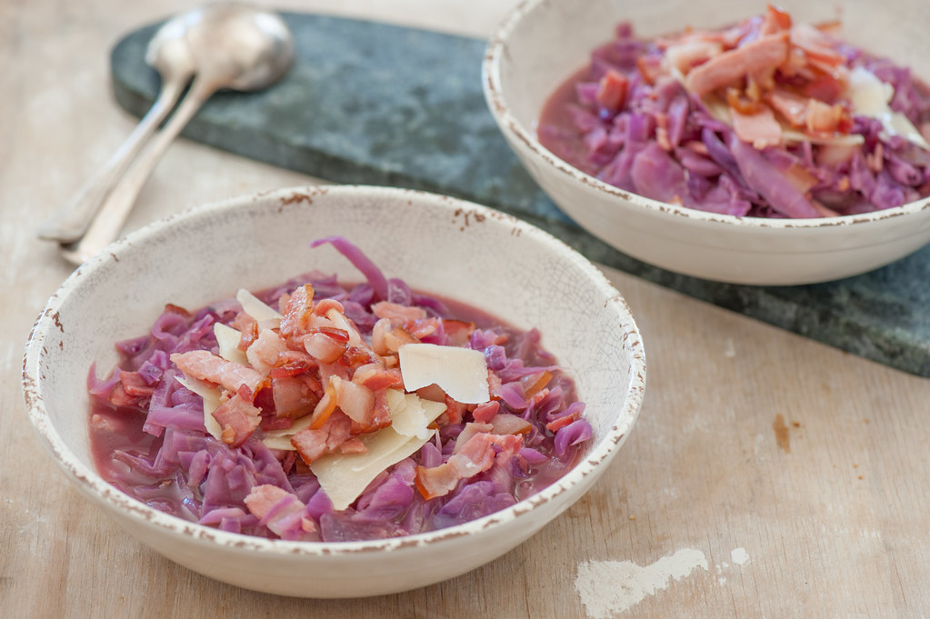 Hearty Bacon & Cabbage Soup Click here foo the recipe the… Flickr