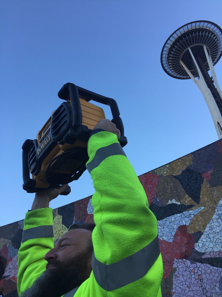 La Marzocco Marches in the KEXP Parade La Marzocco