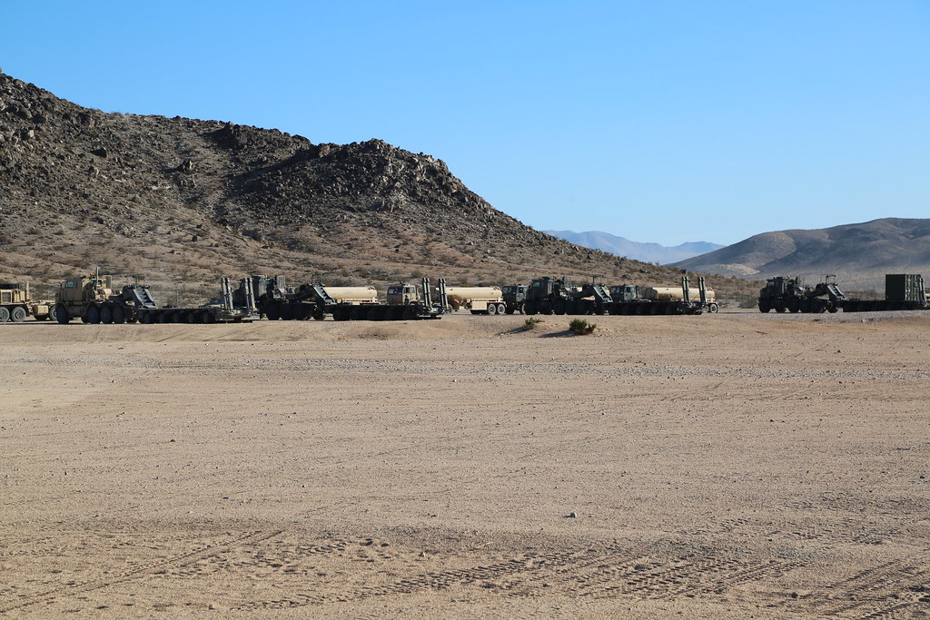 FORT IRWIN, Calif. U.S. Army Soldiers from the 145th Br… Flickr
