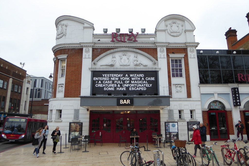 Ritzy cinema, Brixton Yesterday a wizard entered New York … Flickr