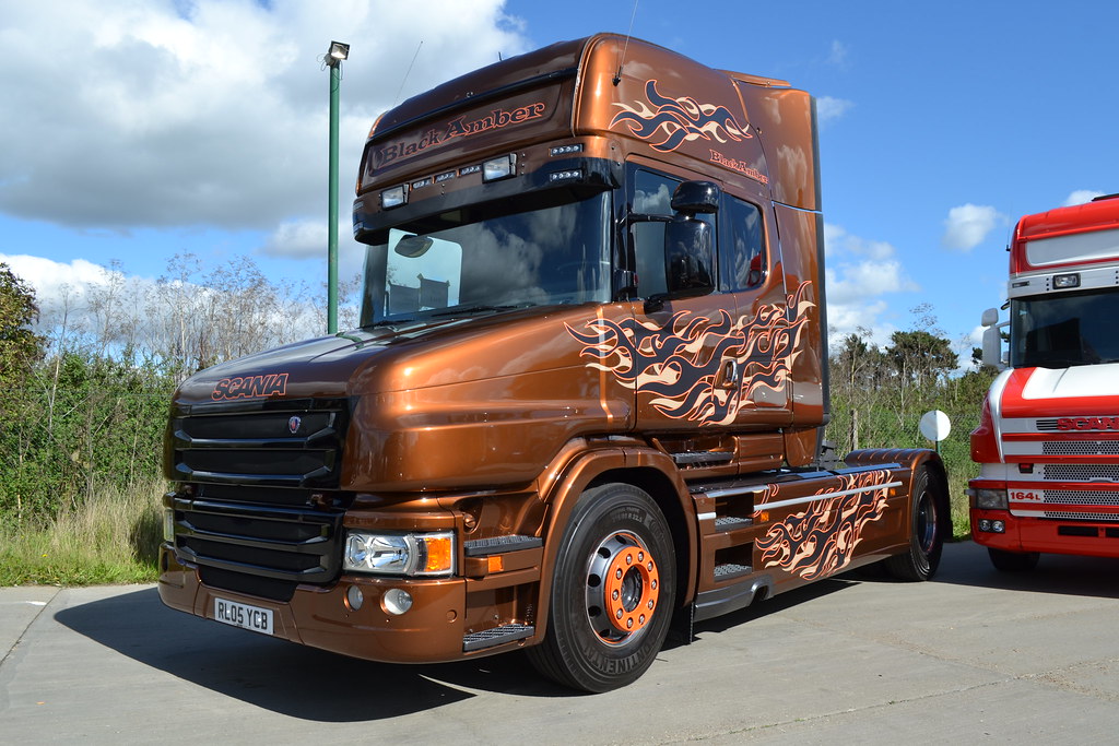 Scania T Cab 'Black Amber' reg RL05 YCB | Ipswich | Mike S ...